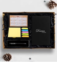 Babalar Günü Hediyesi Defter & Masaüstü Yapışkan Notluk Post it & Kalem