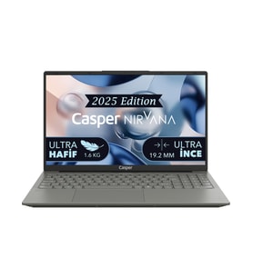 Casper Nirvana X600.7430-BV00X-G-F AMD Ryzen 5 7430U 16GB RAM 500GB SSD Freedos 15.6” FHD