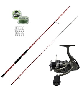 Okuma Red Spin 279cm 10-40gr - Okuma Acuador 4000 Spin Olta Seti (Standart)