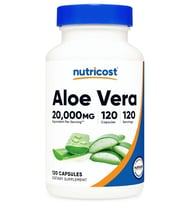 Nutricost Aloe Vera Extract 120 Capsules.