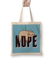 Lazy Sleepy Sloth Nope Nap Bez Çanta Uzun Saplı