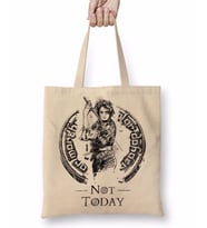 Game Of Thrones Valar Morghulis Not Today Bez Çanta Uzun Saplı