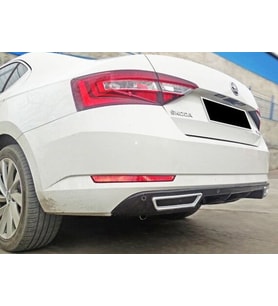 Skoda Superb Mk3 2015 S Difüzör Parlak Siyah