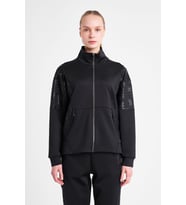 Kadın Fermuarlı Sweatshirt 25N-2129 (Siyah)