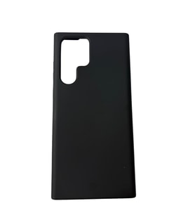 Galaxy S22 Ultra ile Uyumlu Cappy Silikon Kılıf Siyah