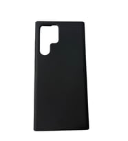 Galaxy S22 Ultra ile Uyumlu Cappy Silikon Kılıf Siyah