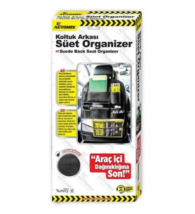 Automix Süet Organizer Siyah