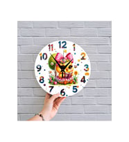 bilge Tasarım Çocuk Odası Duvar Saati 30 x 30 CM (Çok Renkli)
