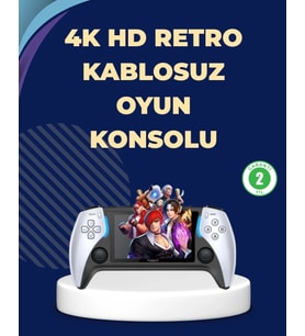 Kompakt Ve Hafif Retro Oyun Konsolu 1000 Klasik Oyun Dahil