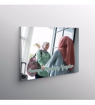 Arkadaşa Hediye Mesajlı Fotoğraflı Full Hd Kanvas Tablo