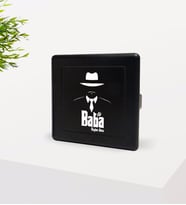 BK Gift Kişiye Özel Godfather Baba Tasarımlı Siyah Metal Sigara Tabakası-17