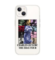 Iphone 14 Uyumlu Charles Leclerc Tasarımlı Şeffaf Telefon Kılıfı