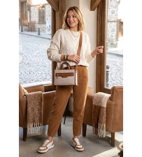 Silver Polo SP1271-M132 Kadın El Çantası Bej