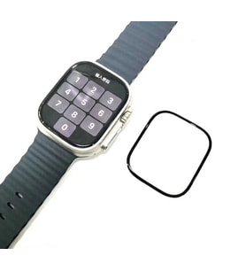 Lexroo Watch Ultra 49mm PMMA Pet Saat Ekran Koruyucu - Siyah