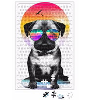Summer Pug Puzzle 240 Parça Yapboz