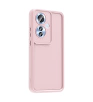 Oppo Reno 11F Kılıf Kamera Korumalı Ananas Silikon Kapak (Pembe)
