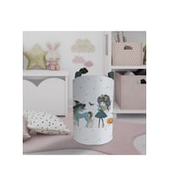 MEKTA HOME BEBEK VE ÇOCUK ODASI Bal Kabaklı Unicorn Desenli Oyuncak Sepeti