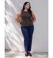 LCW Curve İndigo Büyük Beden Straight Fit Kadın Jean Pantolon
