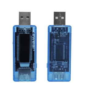 Keweisi USB Tester Akım Ölçer Voltmetre Ampermetre