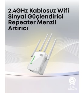 Yüksek Hızlı Parazit Önleyici Wifi Repeater Router