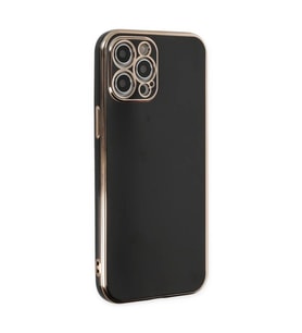 Apple iPhone 12 Pro Kılıf Volet Silikon - Siyah