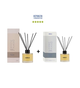 Toprak Mystic Place + Sümbül Amber Iconic Place Dekoratif Ortam Kokusu 120 ml - Bambu Çubuklu (Standart)