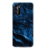 Reeder P13 Blue 2021 Kılıf Resimli Desenli Baskılı Silikon Kılıf Blue MArble 1379