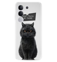 Vivo Y29 Kılıf Boutique Baskılı Resimli Don't Touch Cat Pcode -011