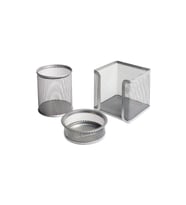 Silver Metal Perfore 3`lü Set-