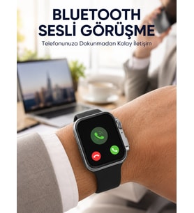 RS12 PRO+ Titanyum Kasa Akıllı Saat – Uyku ve Nabız Takibi, Suya Dayanıklı, Bluetooth Arama Yeni Nesil