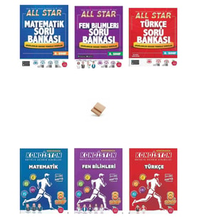 Newton LGS 2027 8. Sınıf Matematik + Fen + Türkçe Soru Bankası ve Deneme 6lı Set + Telefon Standı