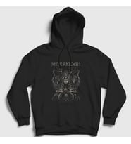 Presmono Unisex Siyah Deviance Meshuggah Kapüşonlu Sweatshirt 164078tt