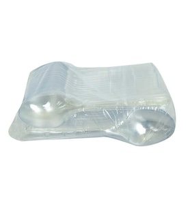 Plastik Kaşık Ekonomik Çorba Kaşığı 1654 mm Şeffaf 100 Adet 1 Paket