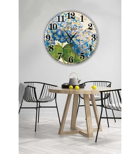 Bilge Retro Tasarımlı Duvar Saati 35 X 35 Cm