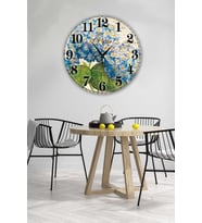 Bilge Retro Tasarımlı Duvar Saati 35 X 35 Cm