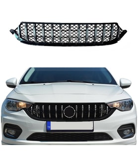 Fiat Egea Ön Panjur Gti Piano Black 2015-2020 Makyajsız Kasa