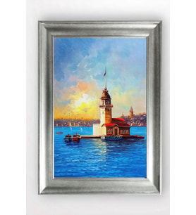 GÜMÜŞ ÇERÇEVELİ TABLO A1001