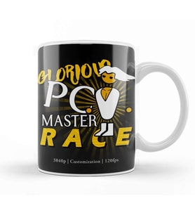 Pc Master Race Glorious Glorious PC Master Race Kupa Bardak Porselen