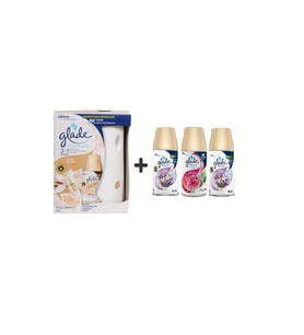 Glade Otomatik Sprey + Ipeksi Vanilya + Lavanta Ferahlığı X Meyve & Çiçek Buketi X Lavanta Ferahlığı = 3 X 269 Ml