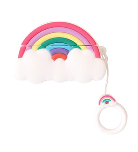BİPOWER AIRPODS PRO KILIF GÖKKUŞAĞI PEMBE