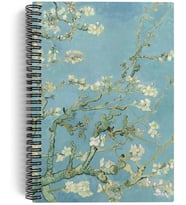 Lexroo Vincent Van Gogh/Almond Blossom,1890 Spiralli Defter 01 A5 Çizgisiz 100 Sayfa Sanat