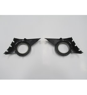 PEUGEOT 207- 06/09; SİS LAMBA KAPAĞI SAĞ/SOL SET (2 PARÇA) SİS DELİKLİ ÇERÇEVESİ GRİ 7452.HX