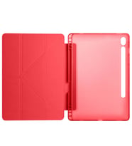 Galaxy Tab S9 Kılıf Kalem Bölmeli Standlı Smart Cover (Kırmızı)