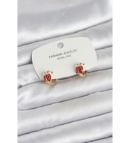 Uğur Böceği Model Gold Renk Pirinç Çocuk Küpe - TJ-BKP11651