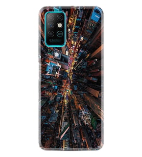 Infınıx Note 8 Kılıf Desenli Silikon Kılıf City 1341