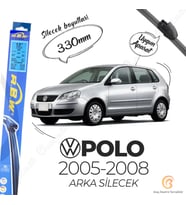 RBW Arka Silecek Volkswagen Polo 2005-2009 ile uyumlu (Siyah)