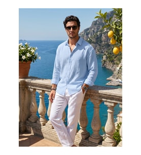 Amalfi Muslin Oversize Gömlek - Basic Fresh