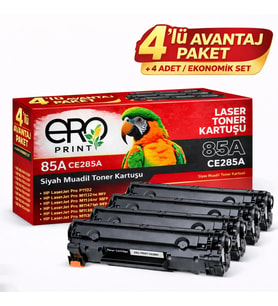 HP Laserjet Pro P1104w Muadil Toner - 4'lü Avantaj Paket
