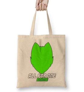 AllForOne Anime Verde Bez Çanta Uzun Saplı