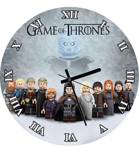 Cakatablo Marcin Otreba'dan Lego Game of Thrones Görseli Duvar Saati